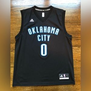 Oklahoma City Thunder jersey Russell Westbrook size Large